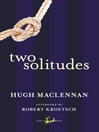 Cover image for Two Solitudes